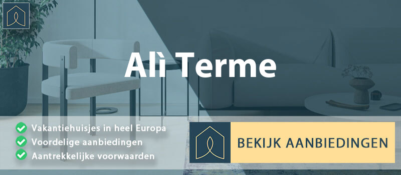vakantiehuisjes-ali-terme-sicilie-vergelijken
