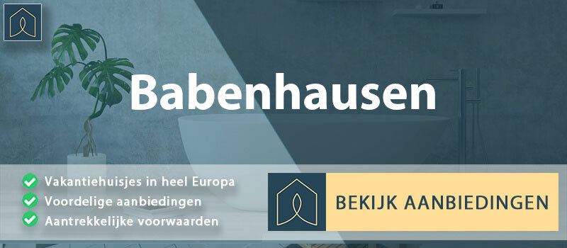 vakantiehuisjes-babenhausen-hessen-vergelijken