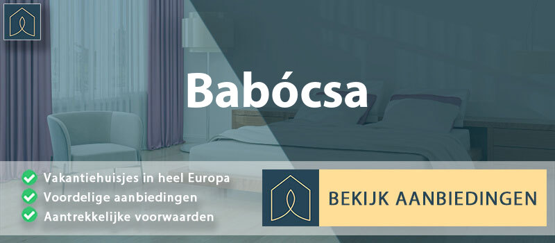 vakantiehuisjes-babocsa-somogy-vergelijken