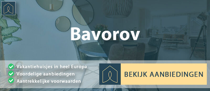 vakantiehuisjes-bavorov-zuid-bohemen-vergelijken