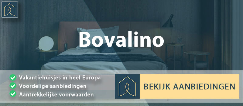 vakantiehuisjes-bovalino-calabrie-vergelijken