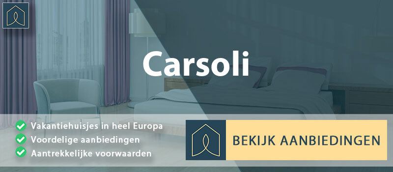 vakantiehuisjes-carsoli-abruzzen-vergelijken