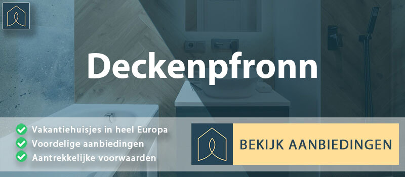 vakantiehuisjes-deckenpfronn-baden-wurttemberg-vergelijken