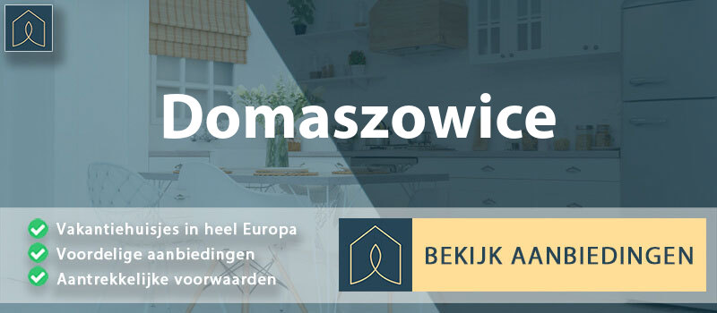 vakantiehuisjes-domaszowice-opole-vergelijken