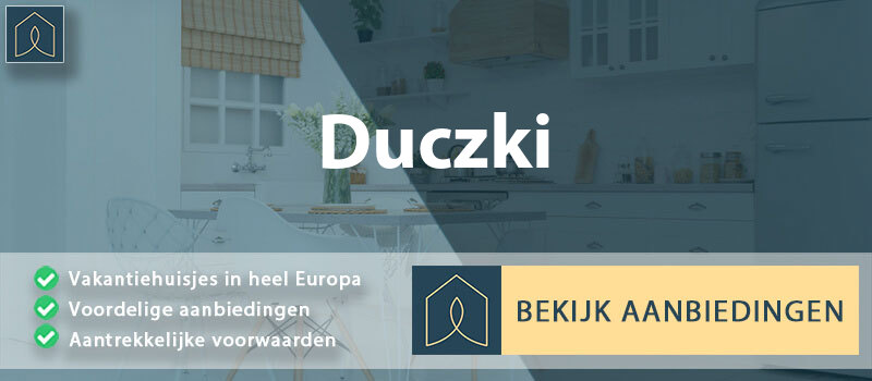 vakantiehuisjes-duczki-mazovie-vergelijken