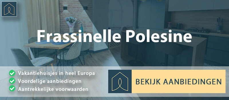 vakantiehuisjes-frassinelle-polesine-veneto-vergelijken