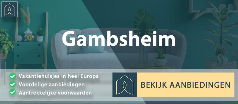 vakantiehuisjes-gambsheim-grand-est-vergelijken
