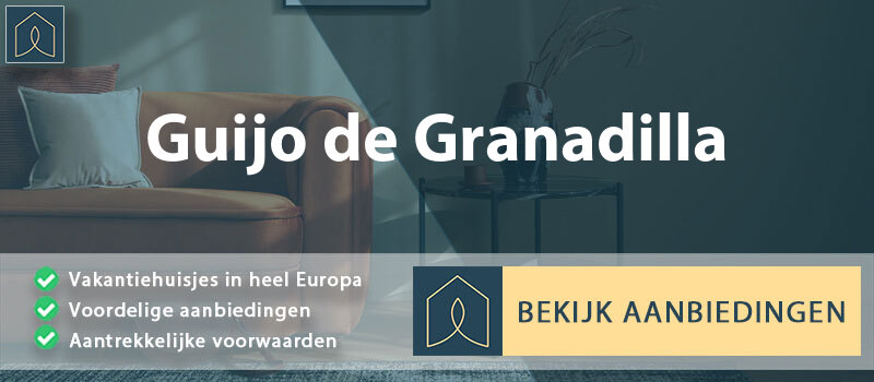 vakantiehuisjes-guijo-de-granadilla-extremadura-vergelijken