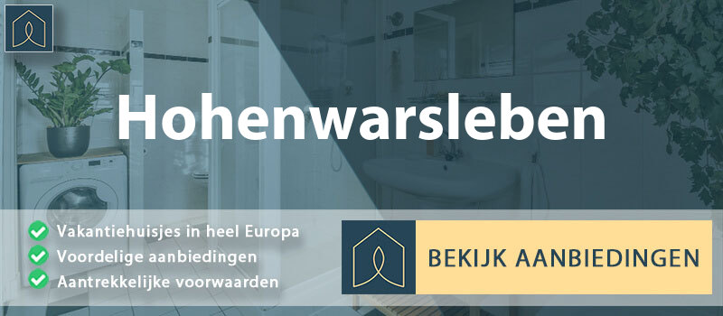 vakantiehuisjes-hohenwarsleben-saksen-anhalt-vergelijken