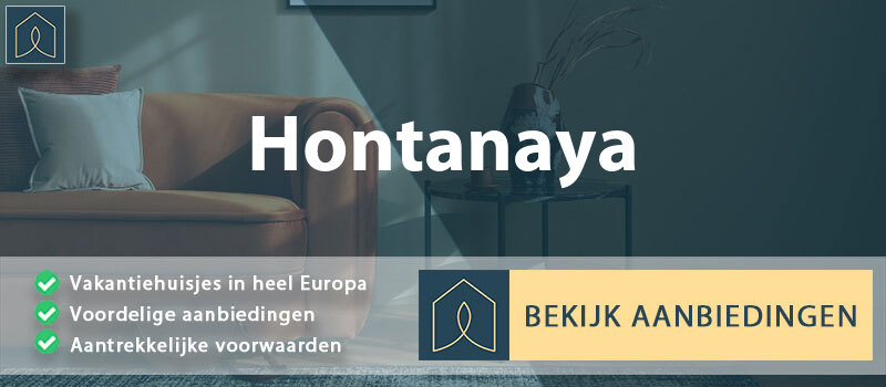 vakantiehuisjes-hontanaya-castilla-la-mancha-vergelijken