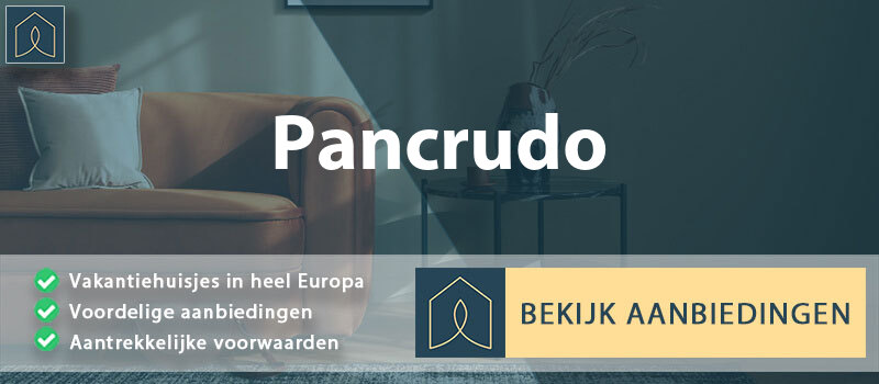 vakantiehuisjes-pancrudo-aragon-vergelijken
