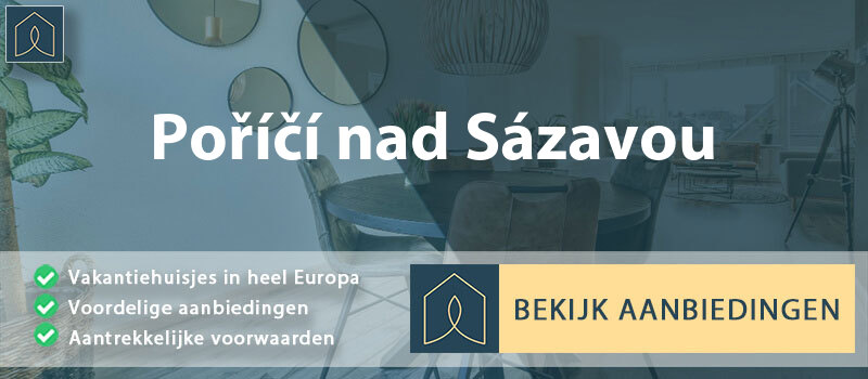 vakantiehuisjes-porici-nad-sazavou-midden-bohemen-vergelijken