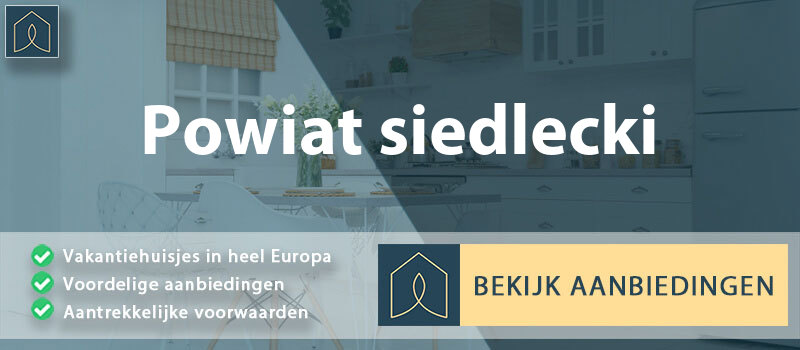 vakantiehuisjes-powiat-siedlecki-mazovie-vergelijken