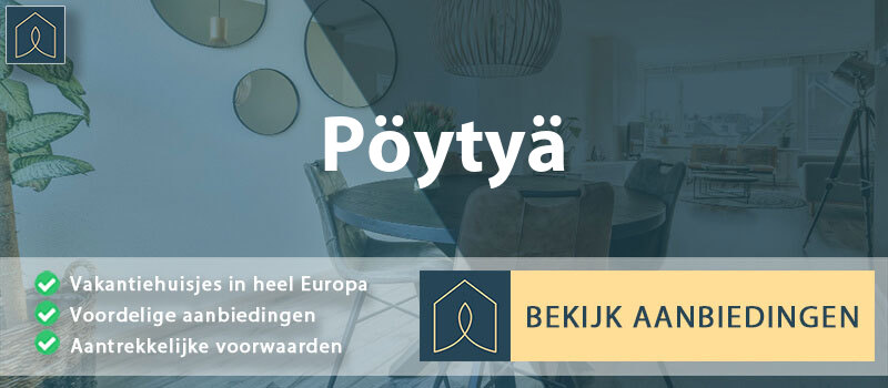 vakantiehuisjes-poytya-zuidwest-finland-vergelijken