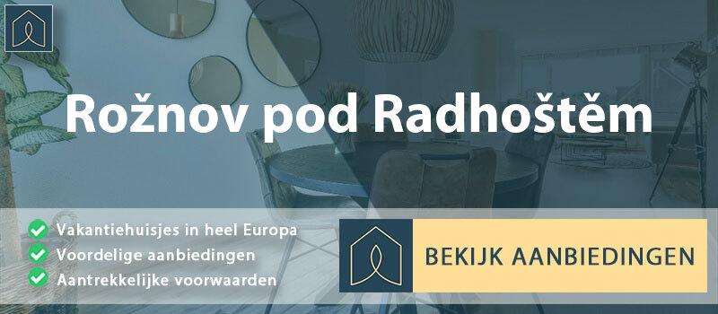 vakantiehuisjes-roznov-pod-radhostem-zlin-vergelijken
