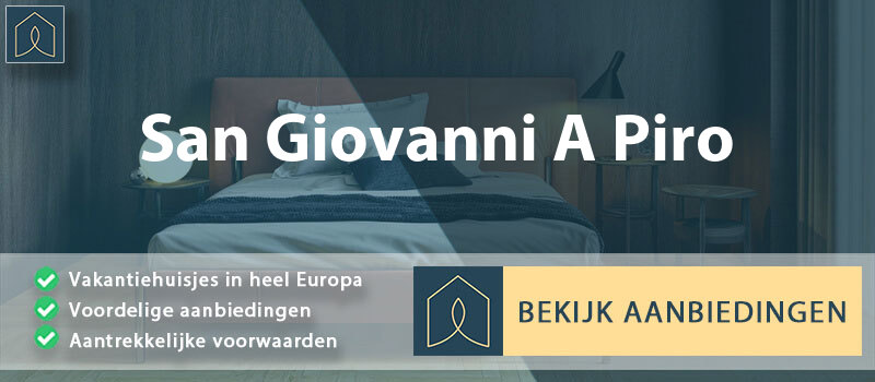 vakantiehuisjes-san-giovanni-a-piro-campanie-vergelijken