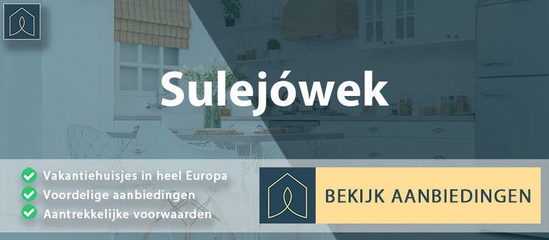 vakantiehuisjes-sulejowek-mazovie-vergelijken