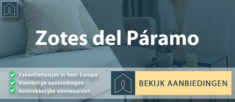 vakantiehuisjes-zotes-del-paramo-leon-vergelijken